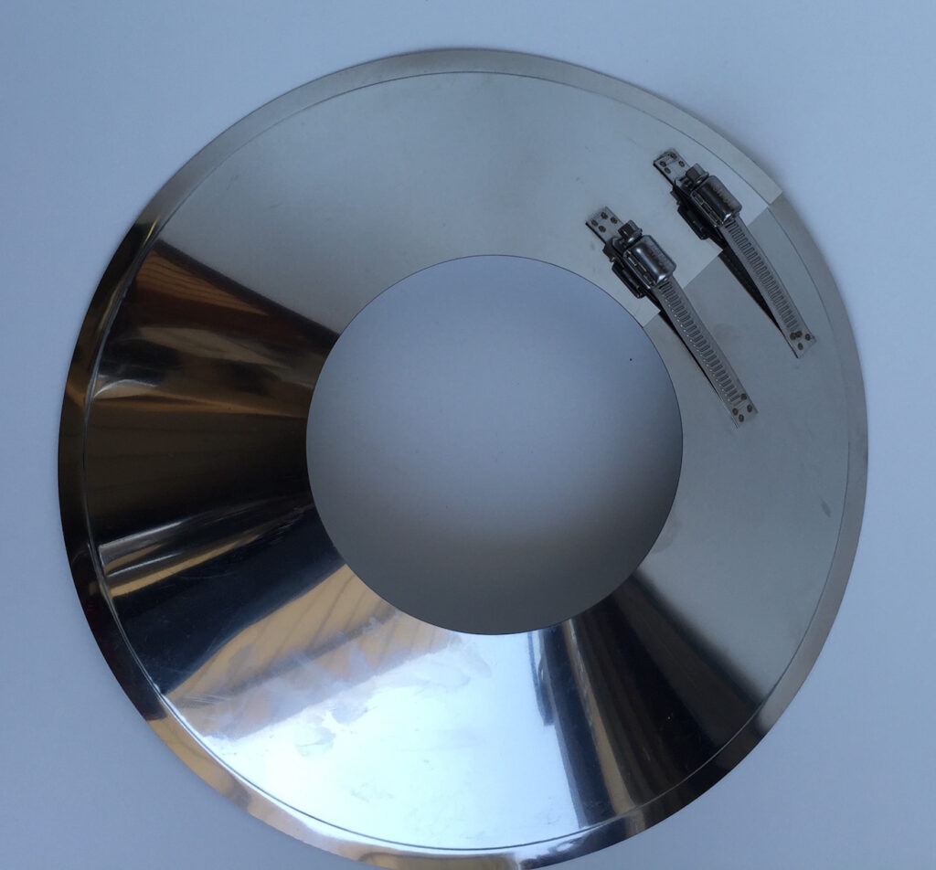 Adjustable Stainless Steel Chimney Rosette by Mitanox
