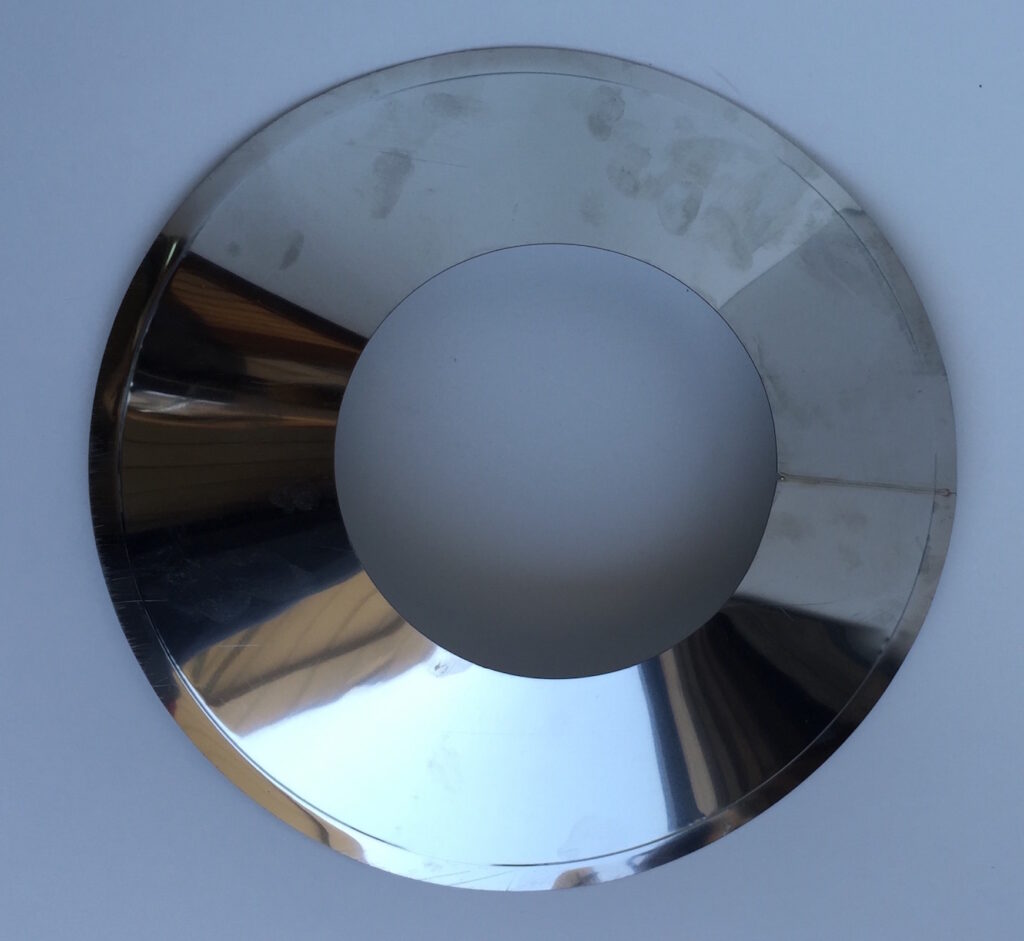 Rosette 8 Stainless Steel Chimney Cover by Mitanox