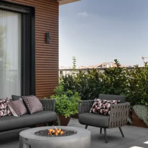 Fire Pit אורטל לאירוח חוץ במרפסת