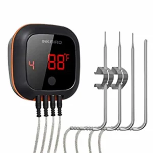 מד טמפרטורה אלחוטי Bluetooth IBT-4XS עם 4 חיישנים