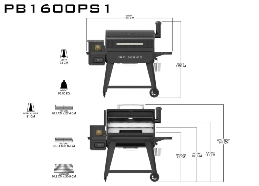 גריל ופלטה Pro 1600 - פתרון מקצועי לבישול חוץ
