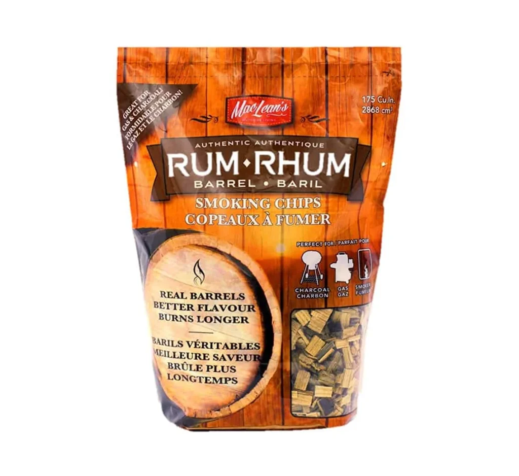 רסק עץ Rhum Chips לעישון בשר וירקות